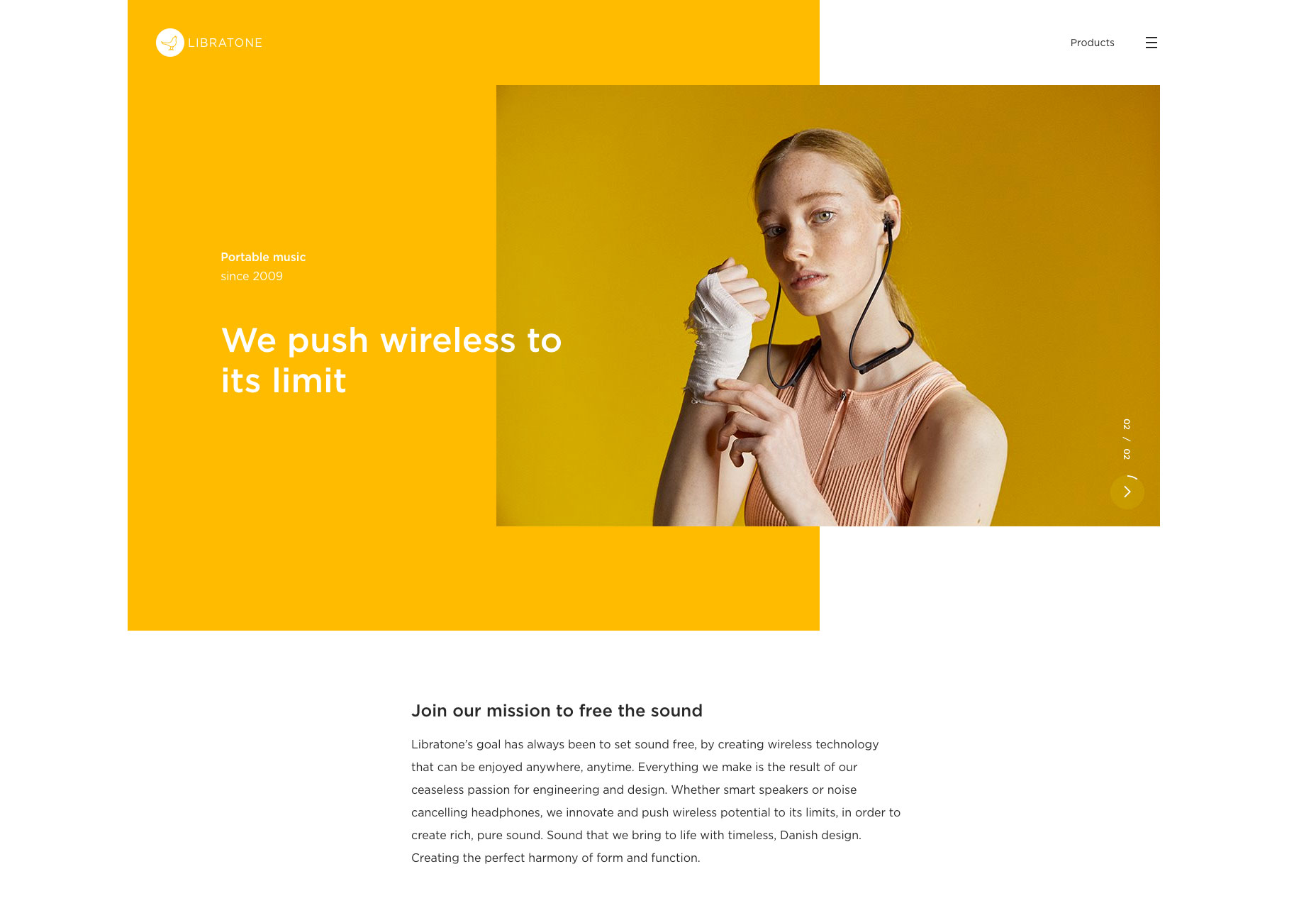 20 Freshest Web Designs, September 2018 03-libratone
