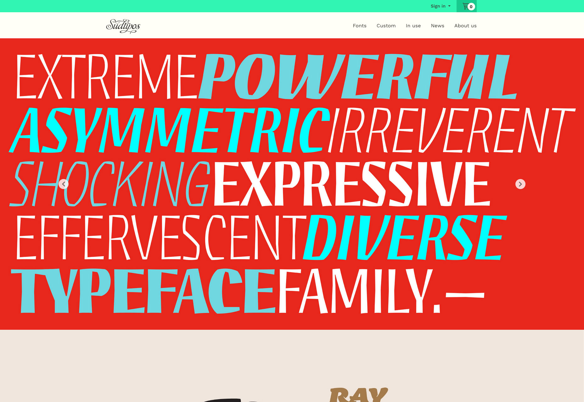 20 Freshest Web Designs, September 2018 15-sudtipos