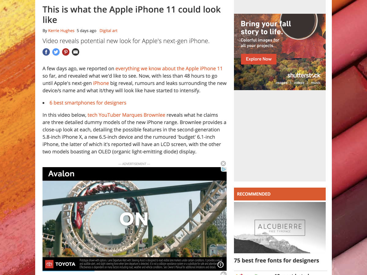 Popular design news of the week: September 10, 2018 - September 16, 2018 iphone11