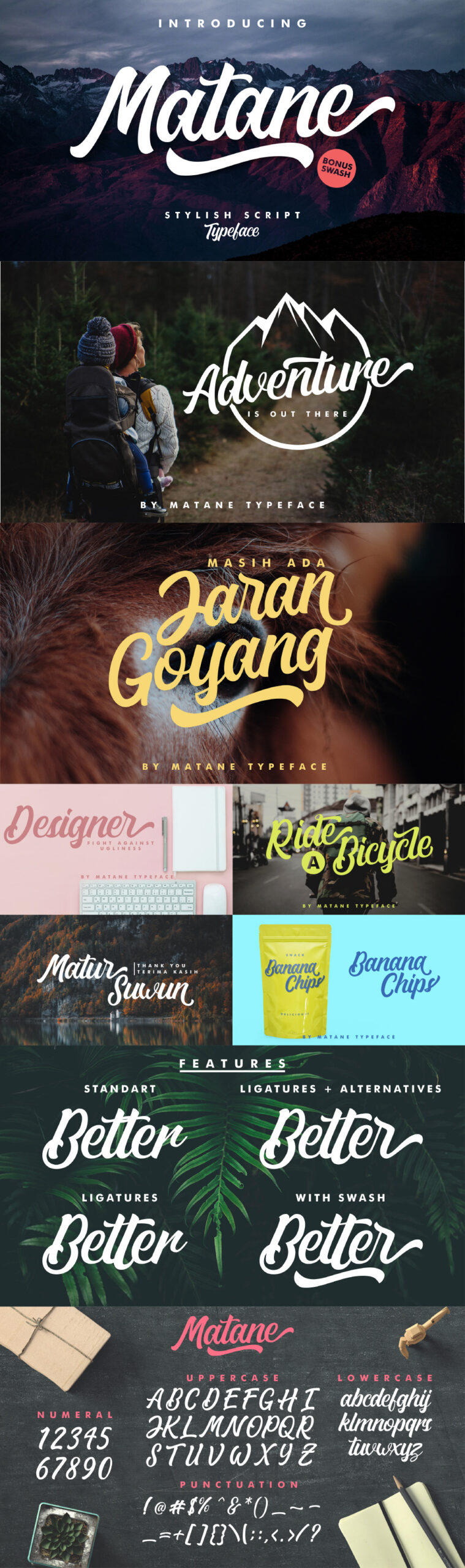 Free Download: Matane Font mata