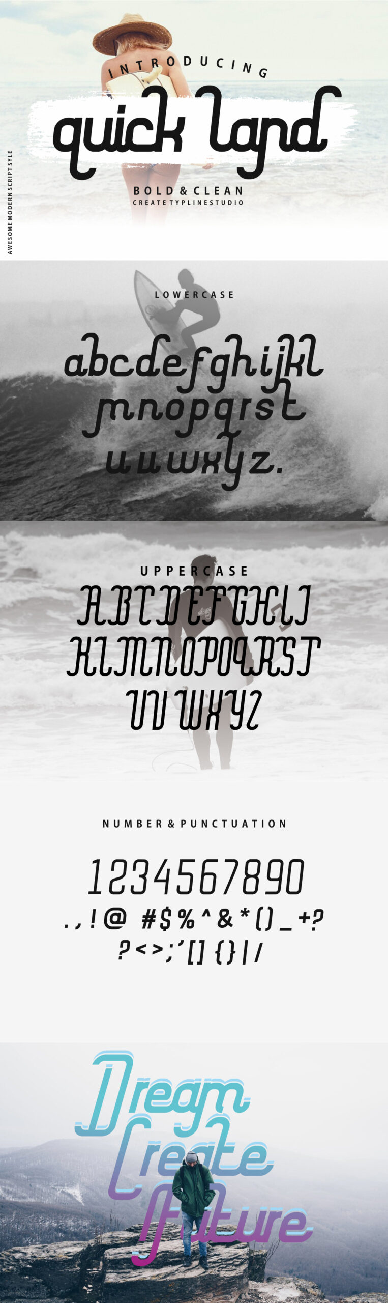 Free Download: Quick Land Font ql