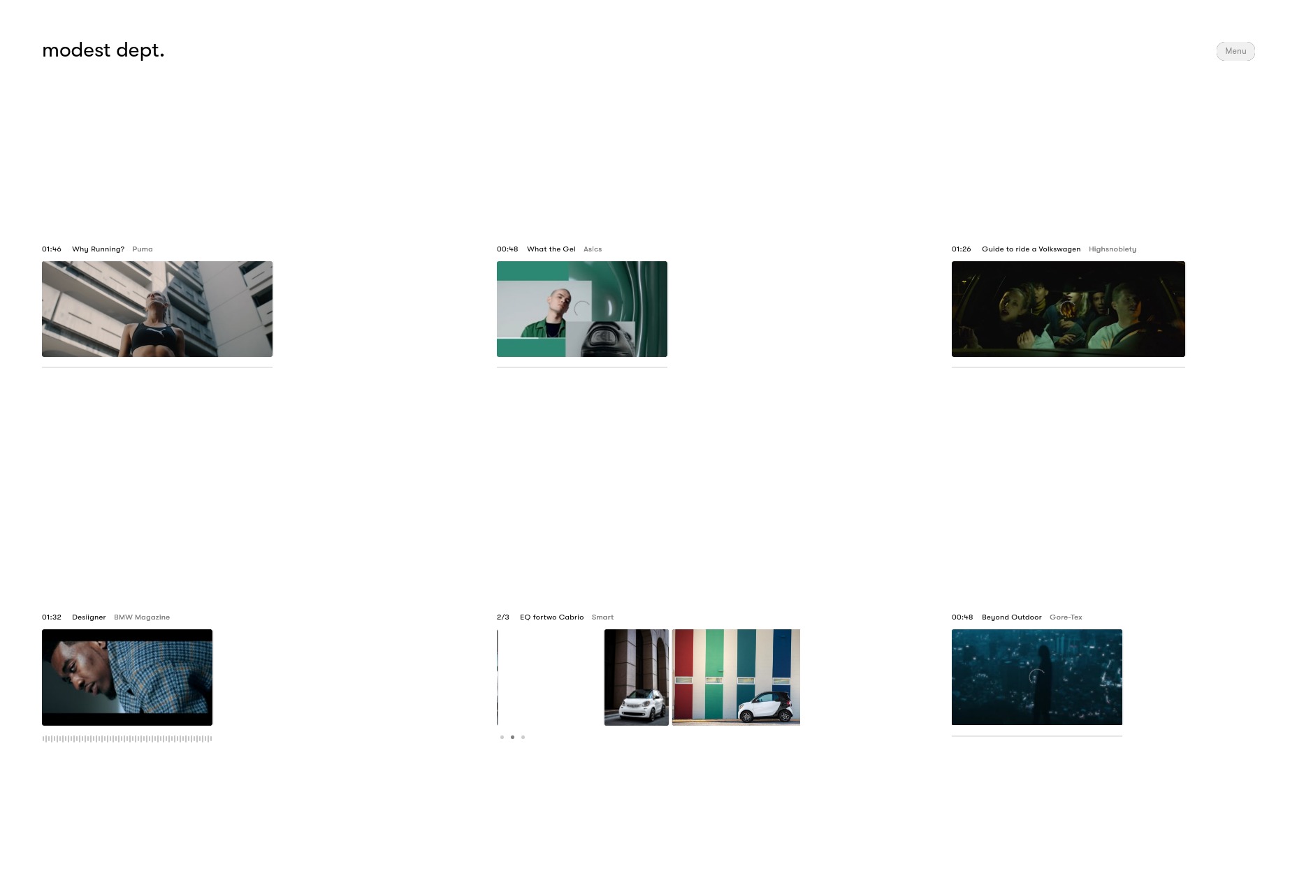 20 Best New Portfolios, September 2018 11 - Modest