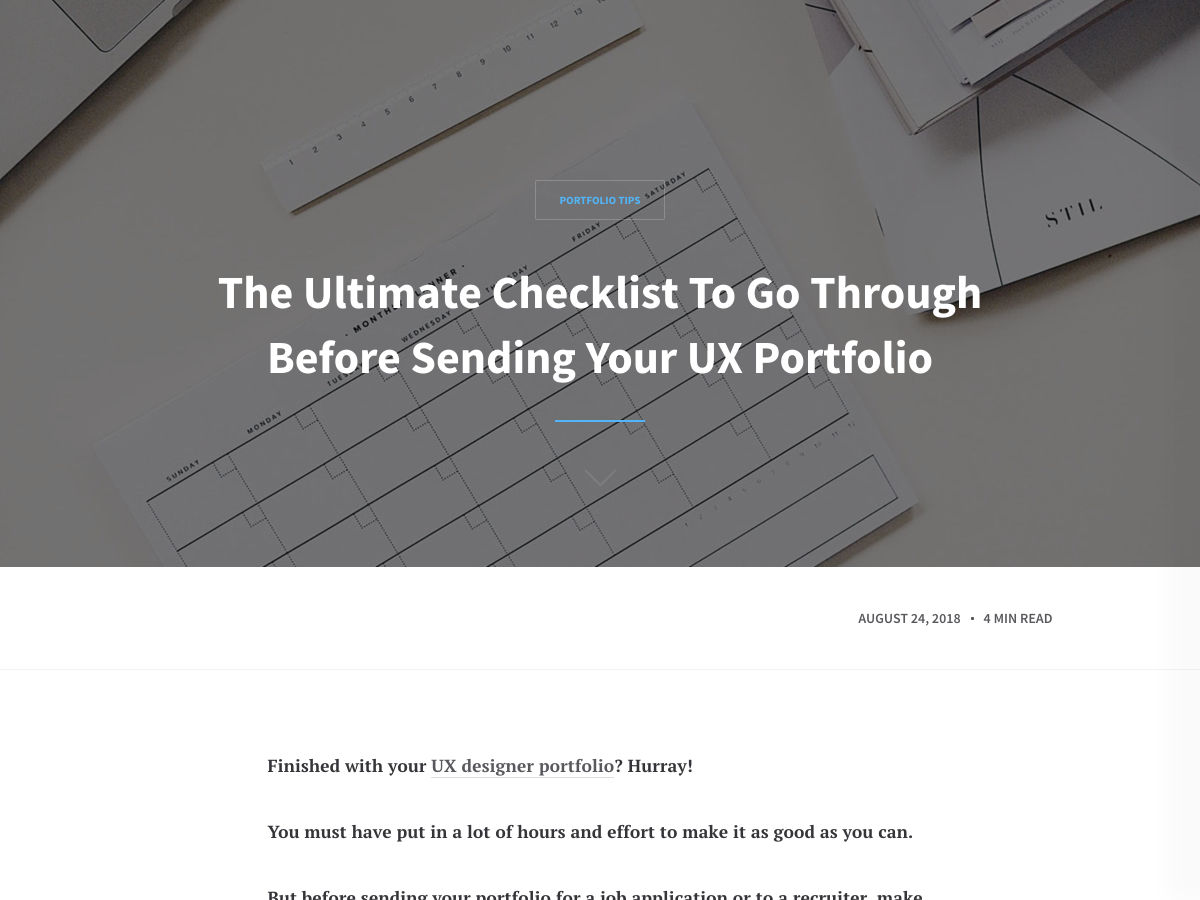 checklist 6