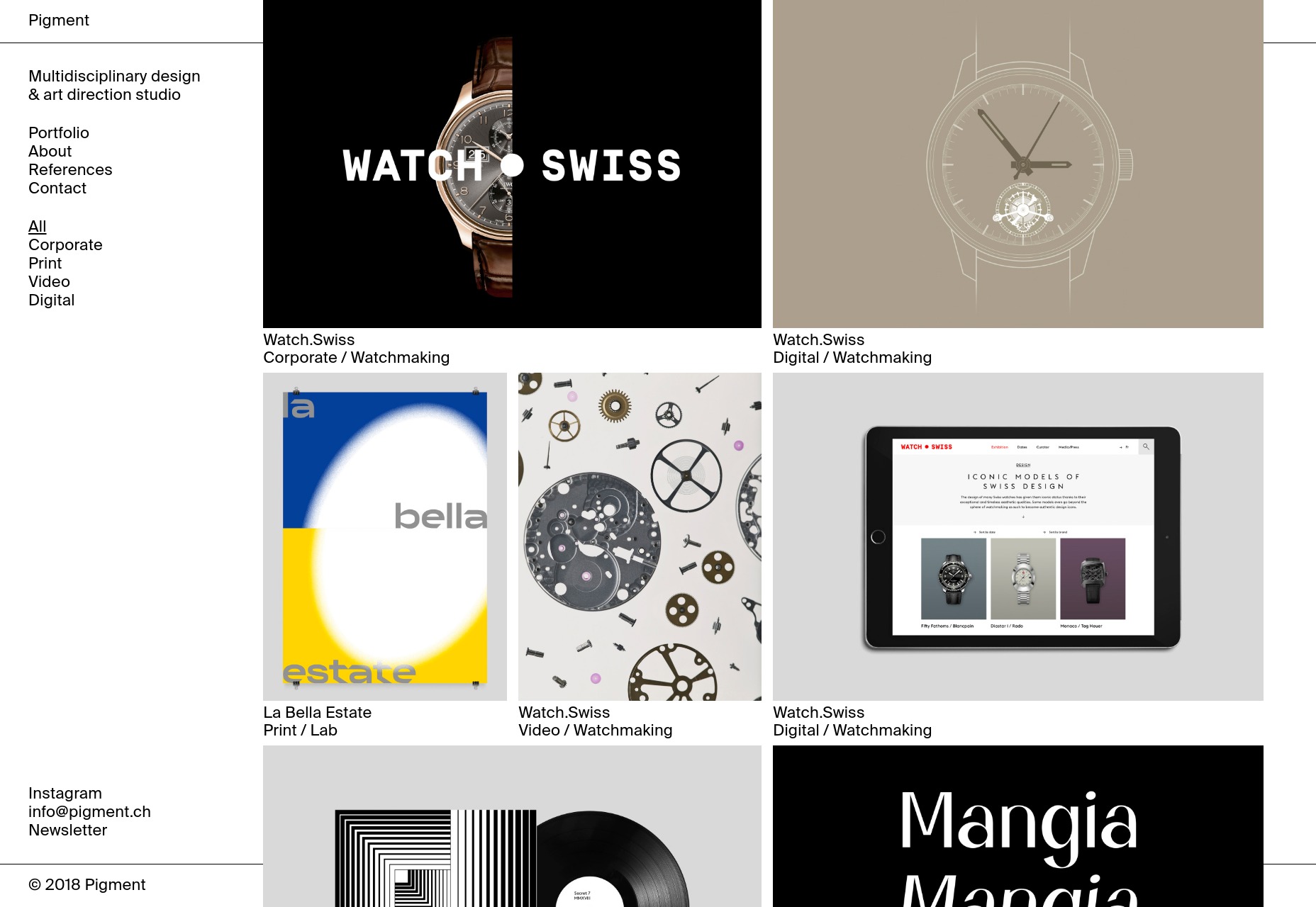 20 Best New Portfolios, August 2018 17-pigment