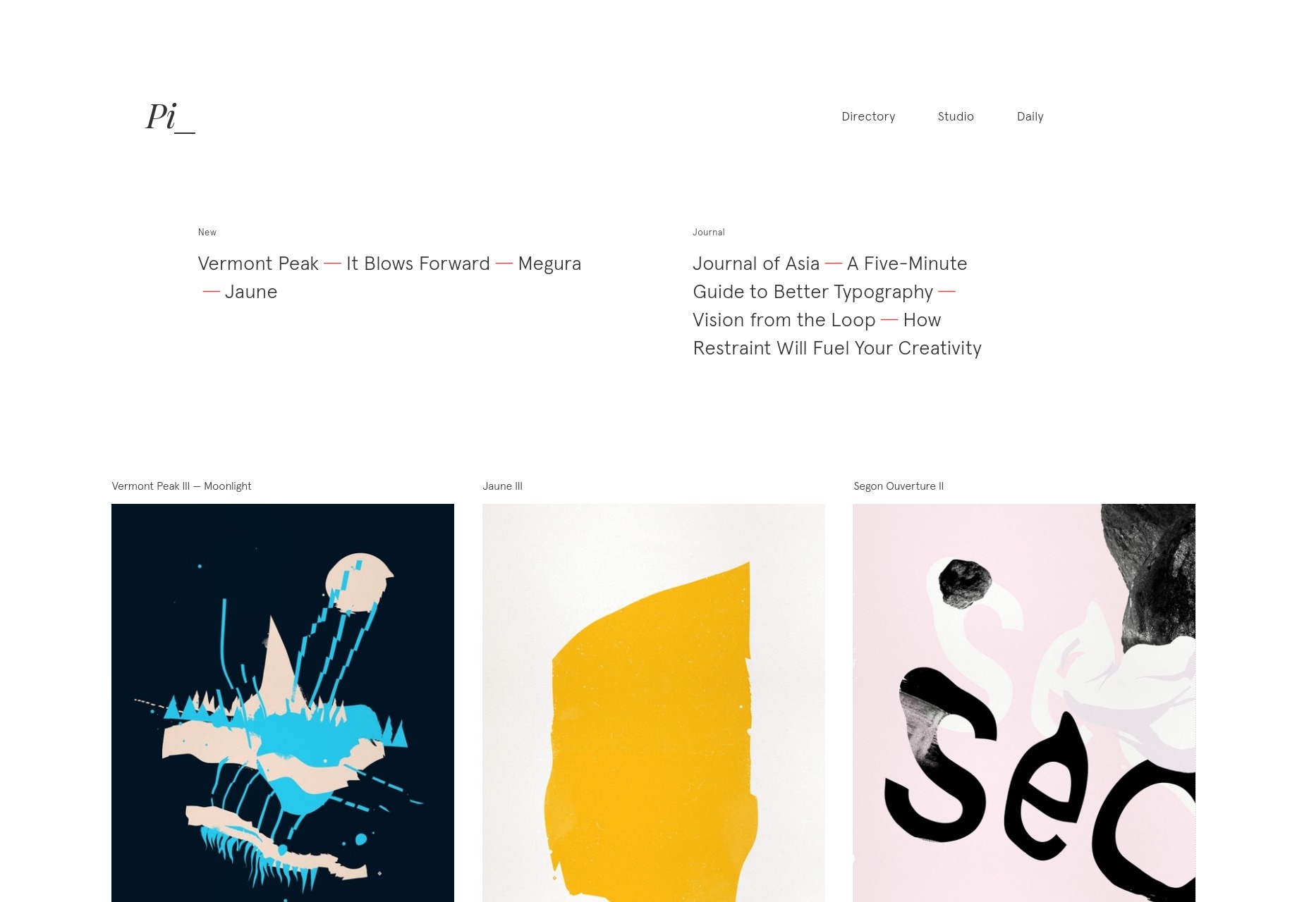20 Best New Portfolios, August 2018 18-pierrick