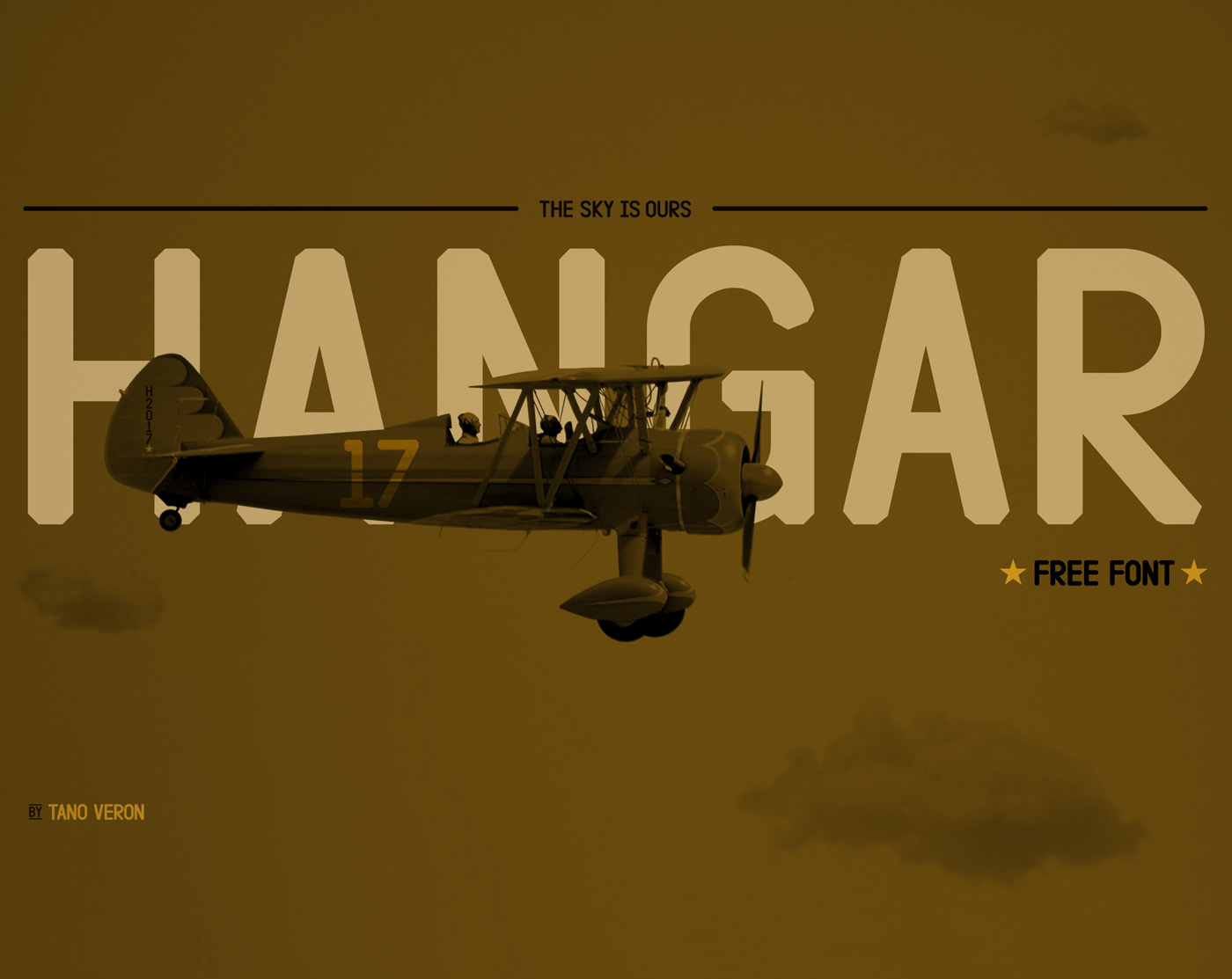 Free Download: Hangar Font h1
