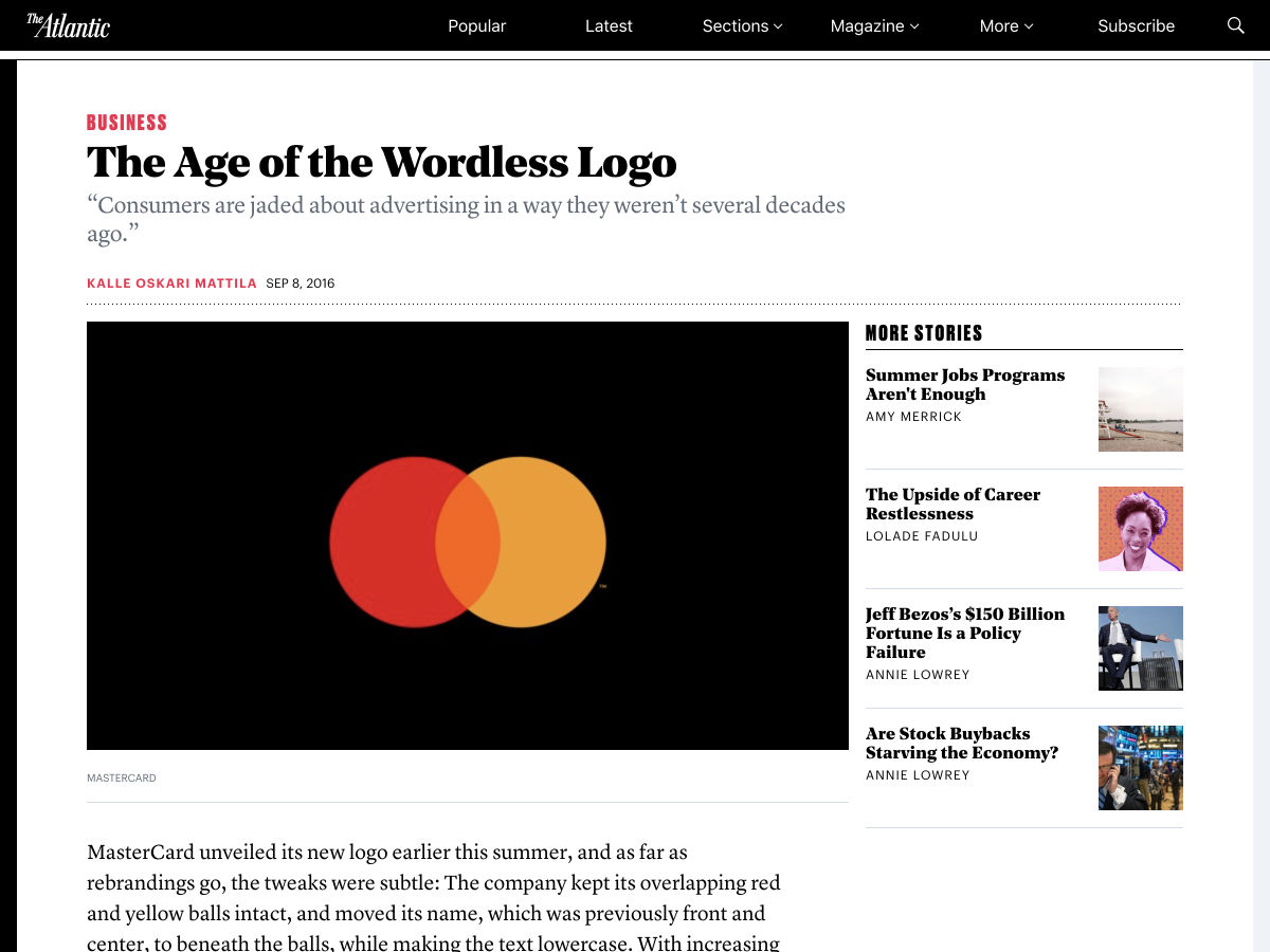 Popular design news of the week: July 30, 2018 - August 5, 2018 wordless