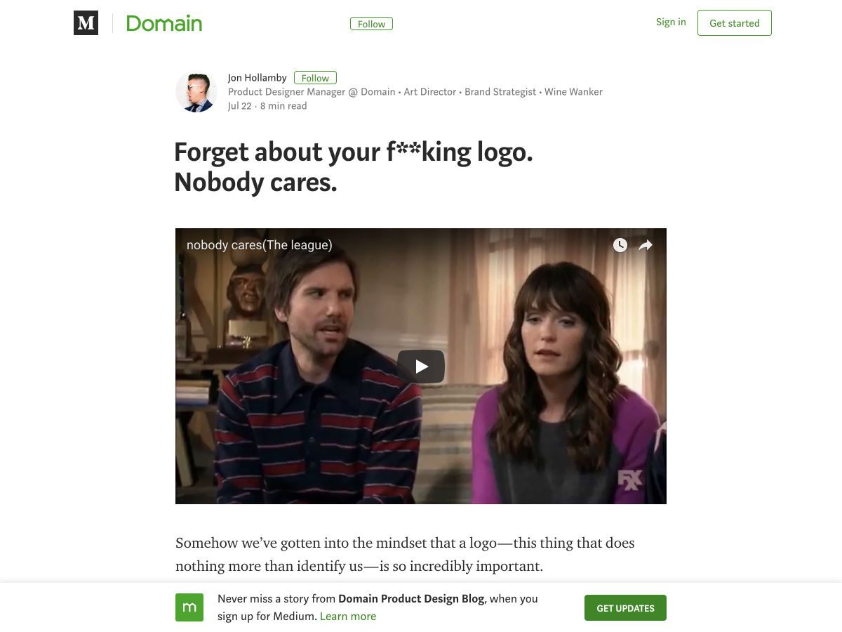 Popular design news of the week: July 23, 2018 - July 29, 2018 nobodycares