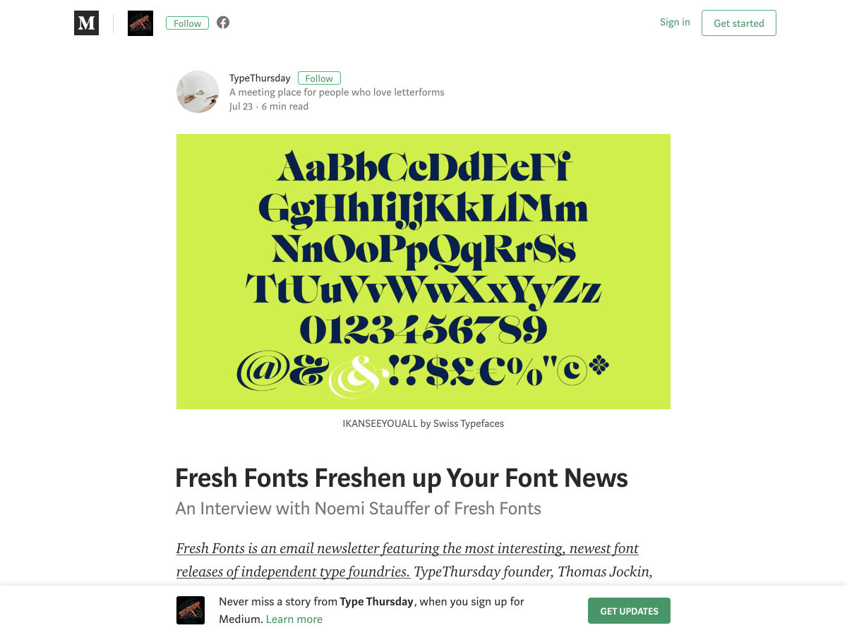 Popular design news of the week: July 23, 2018 - July 29, 2018 fontnews