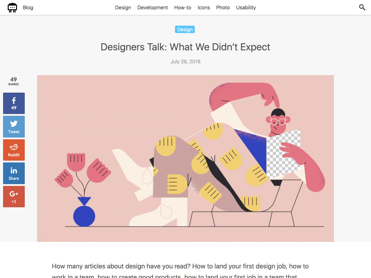 Popular design news of the week: July 23, 2018 - July 29, 2018 talk