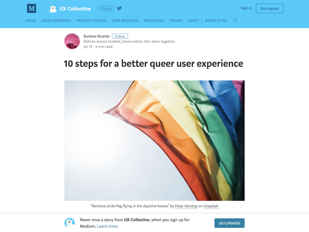Popular design news of the week: July 23, 2018 - July 29, 2018 queer