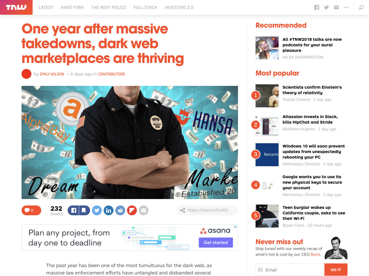 Popular design news of the week: July 23, 2018 - July 29, 2018 darkweb