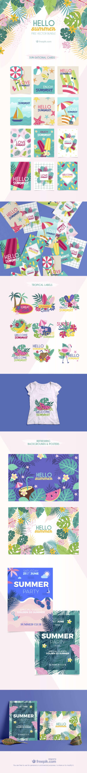 Free Download: Summer Mix Vector Bundle Summer_Mix