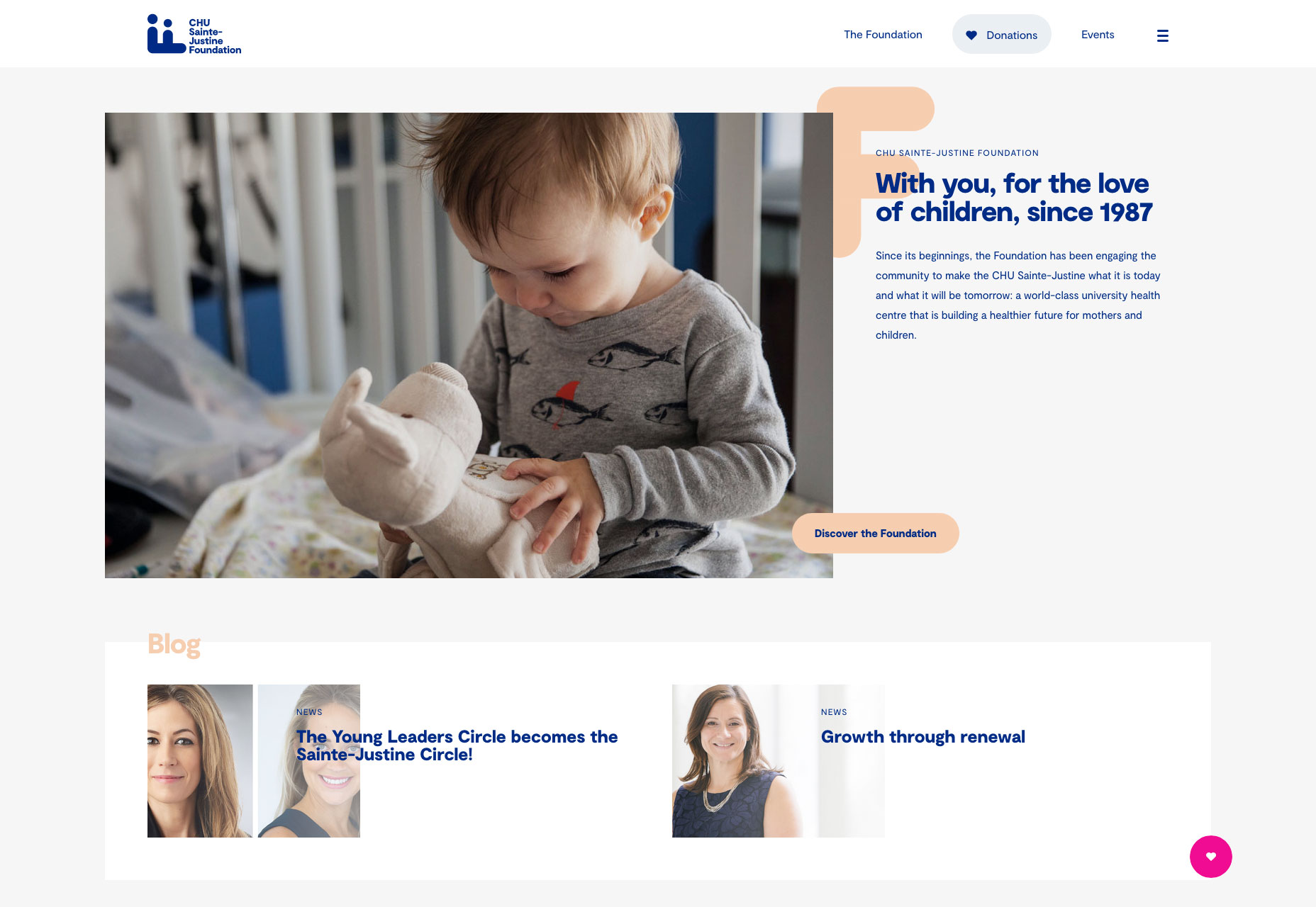 20 Freshest Web Designs, July 2018 chu-sainte-justine-foundation