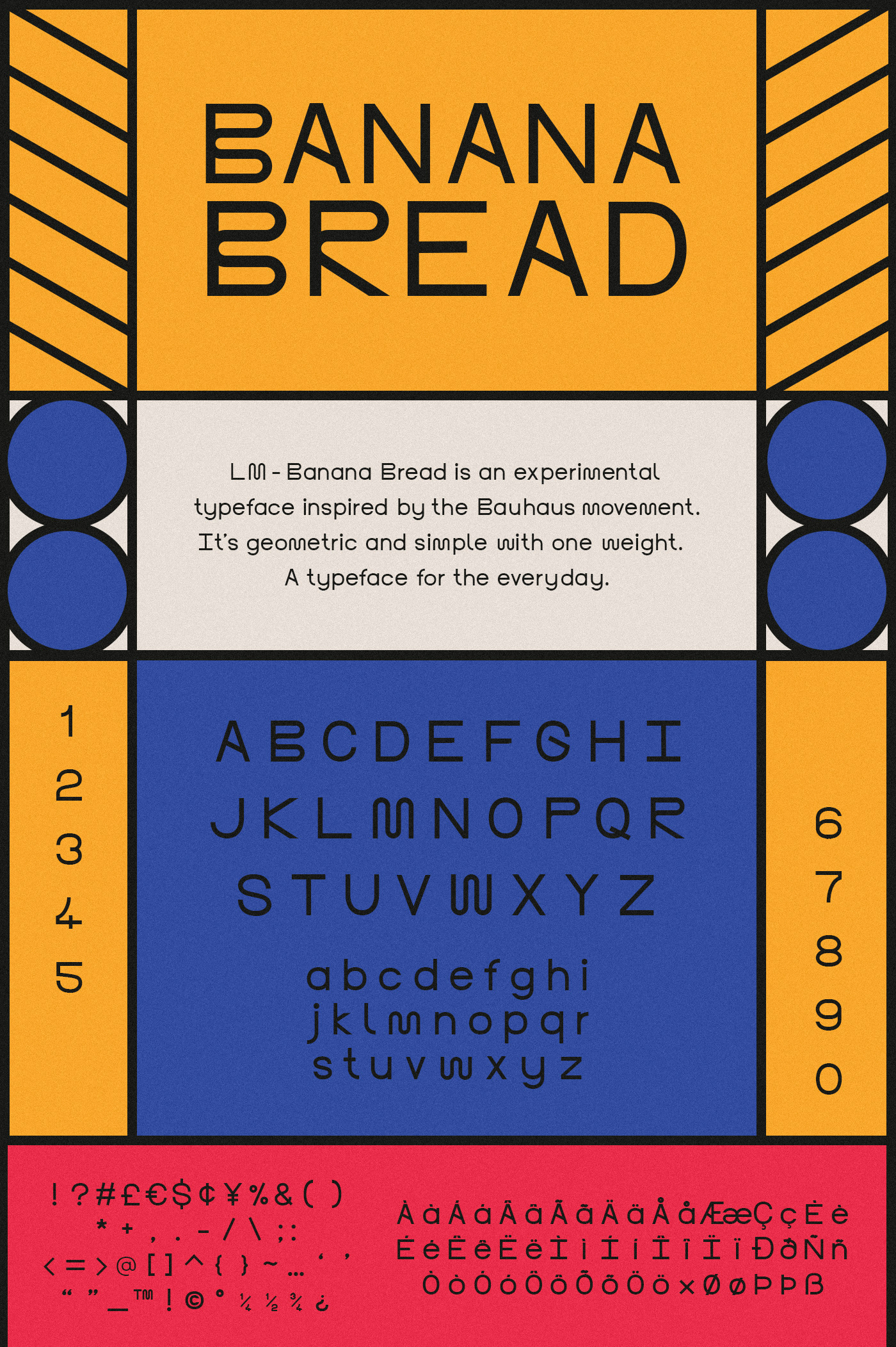 Free Download: Banana Bread Font bb