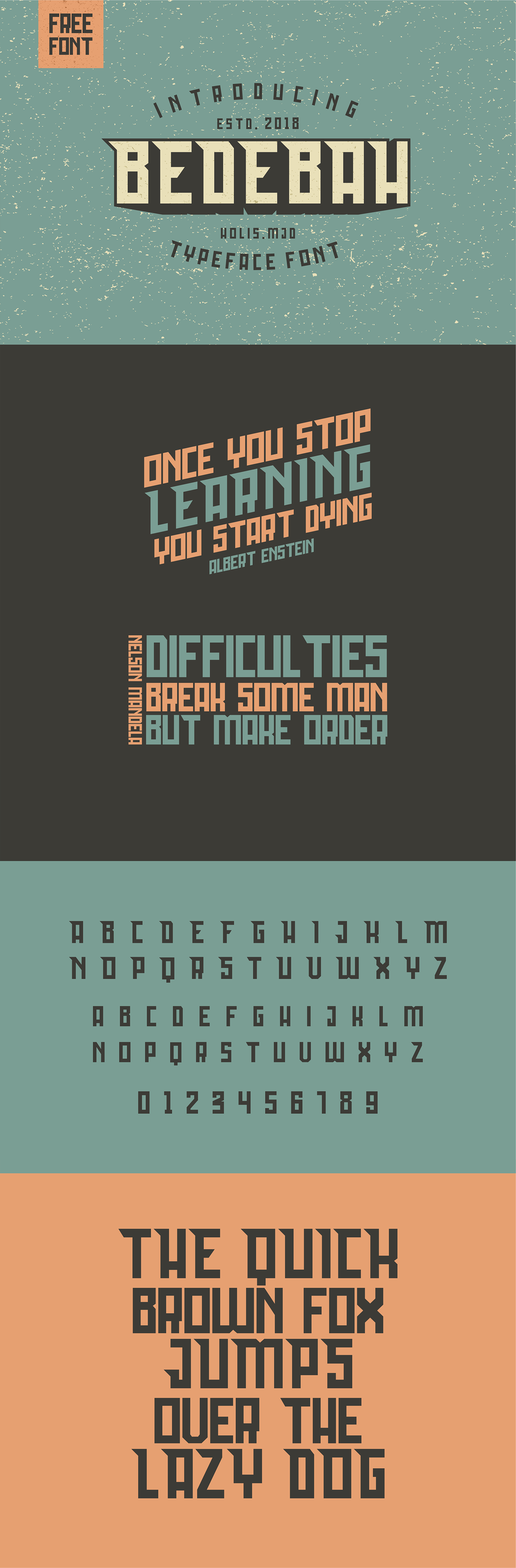 Free Download: Bedebah Font bbb1
