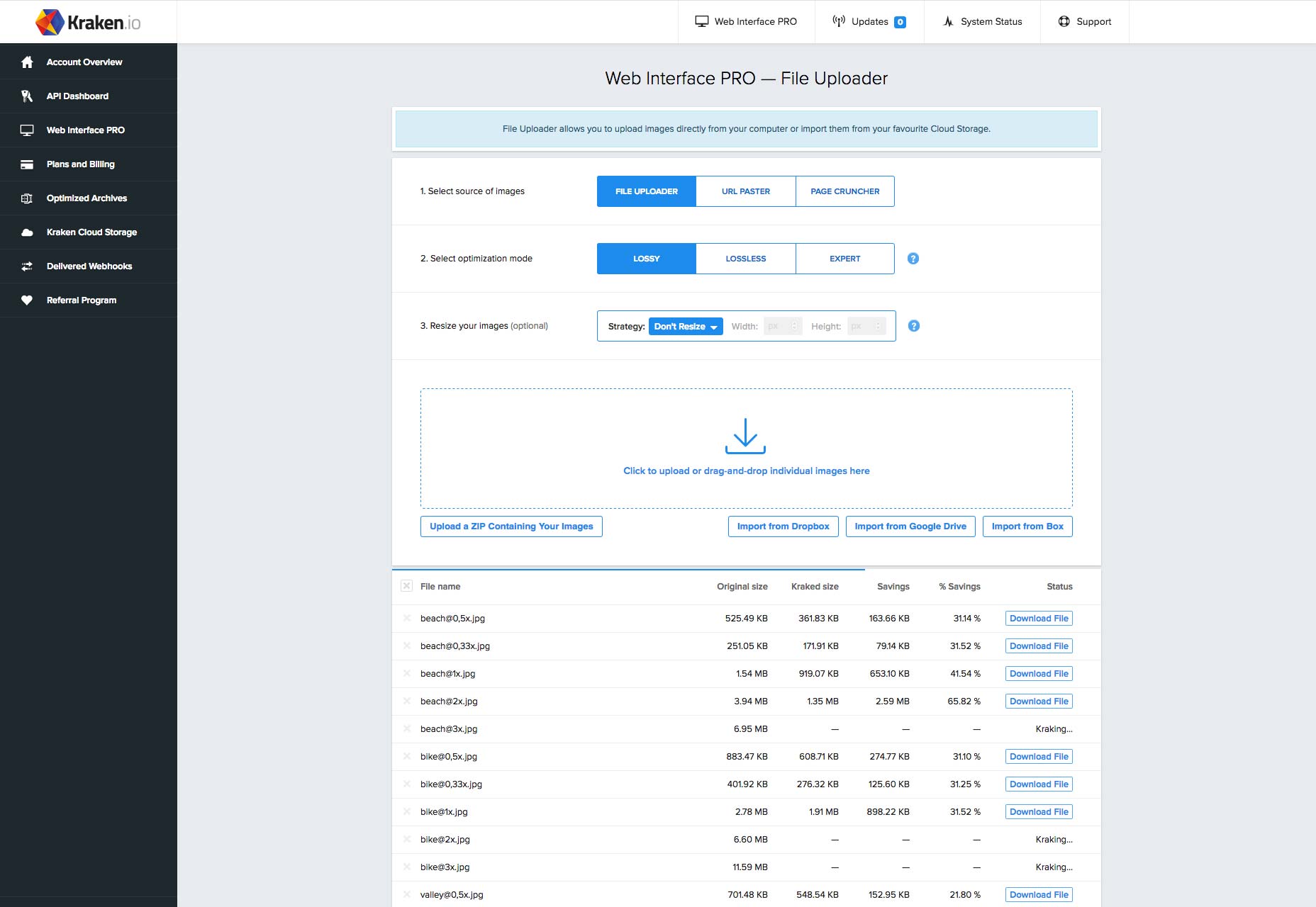 The Best Image Compression Tools for the Web kraken