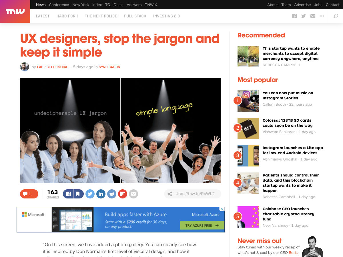 Popular design news of the week: June 25, 2018 - July 1, 2018 jargon