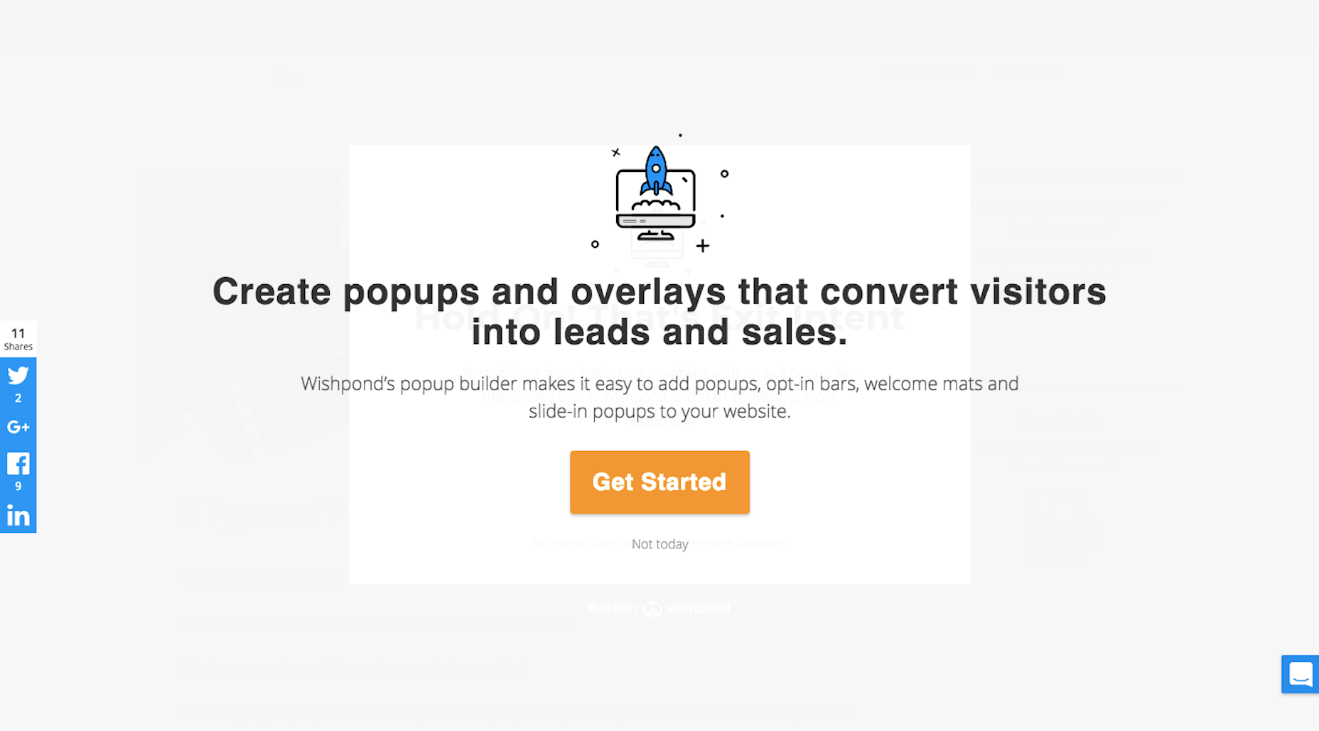Wishpond Interstitial