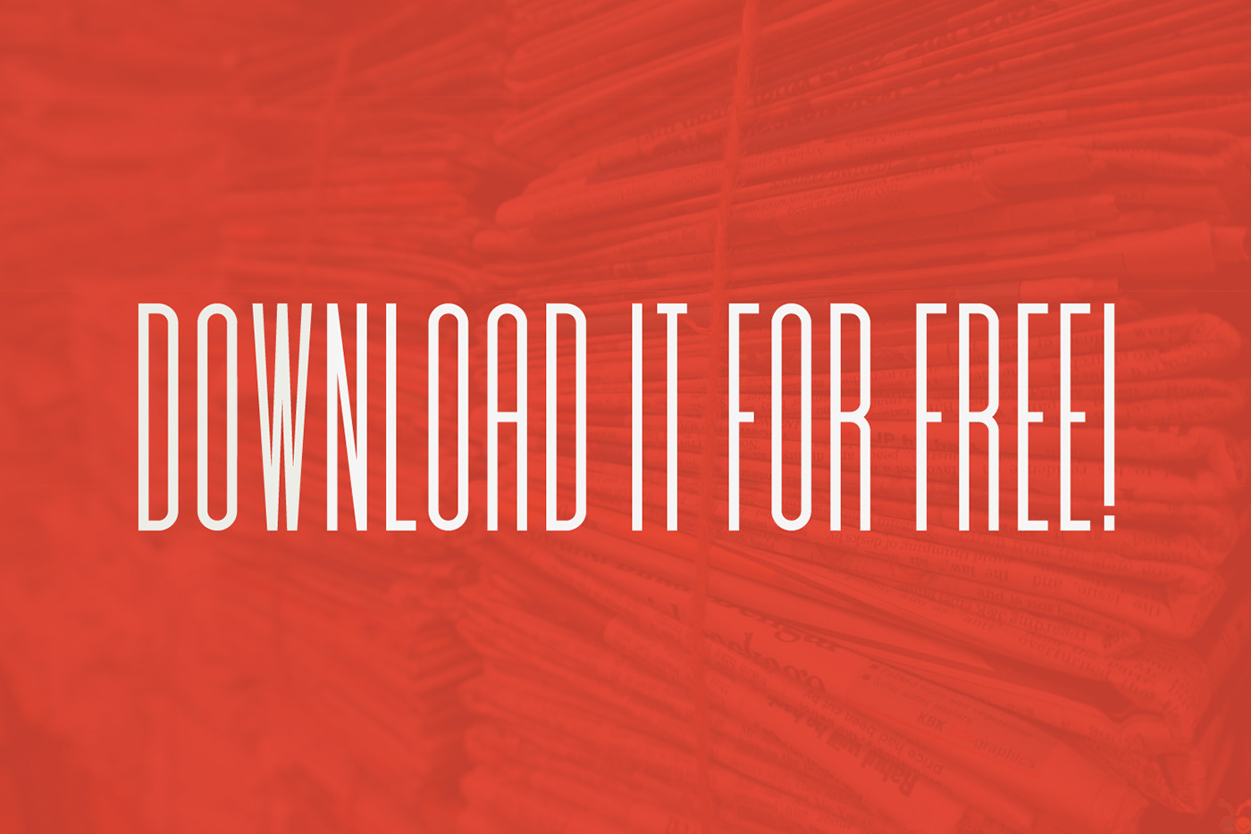 Free Download: MD Tall Font md7