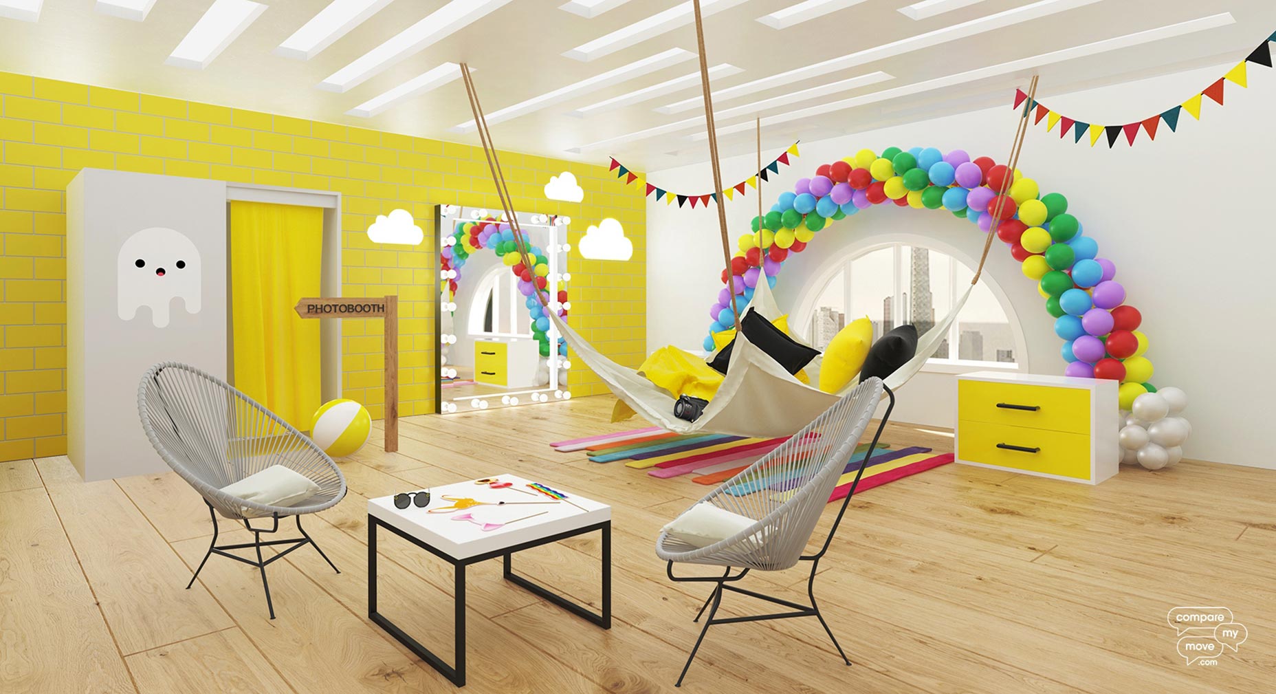 6 Bedrooms Inspired by Tech Giants snapchat_room_1800