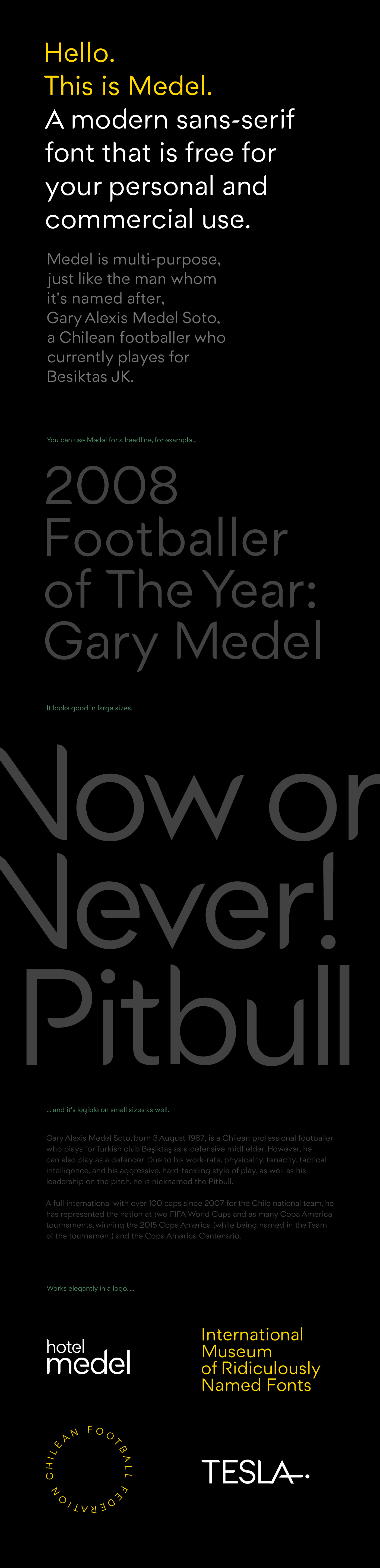 Free Download: Medel Font medel1