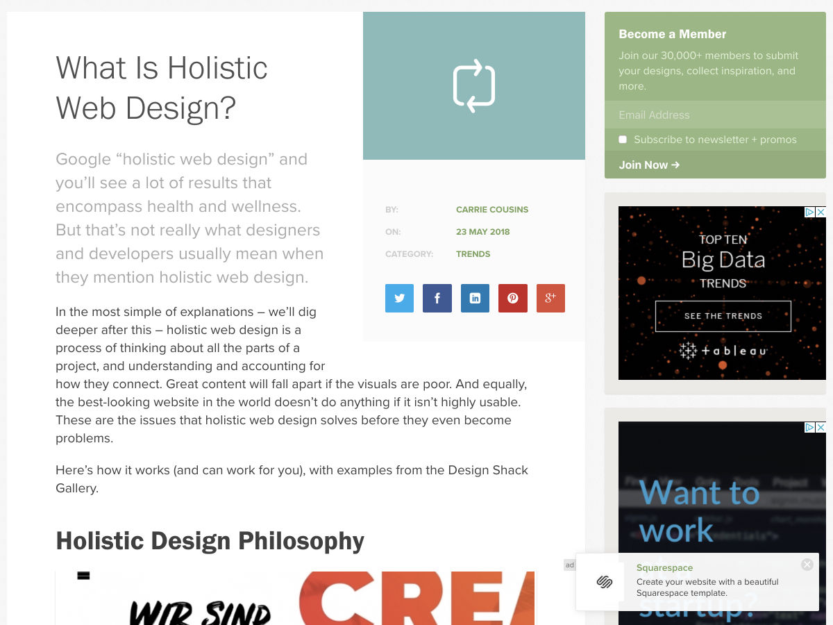 Popular design news of the week: May 28, 2018 - June 3, 2018 holistic 2