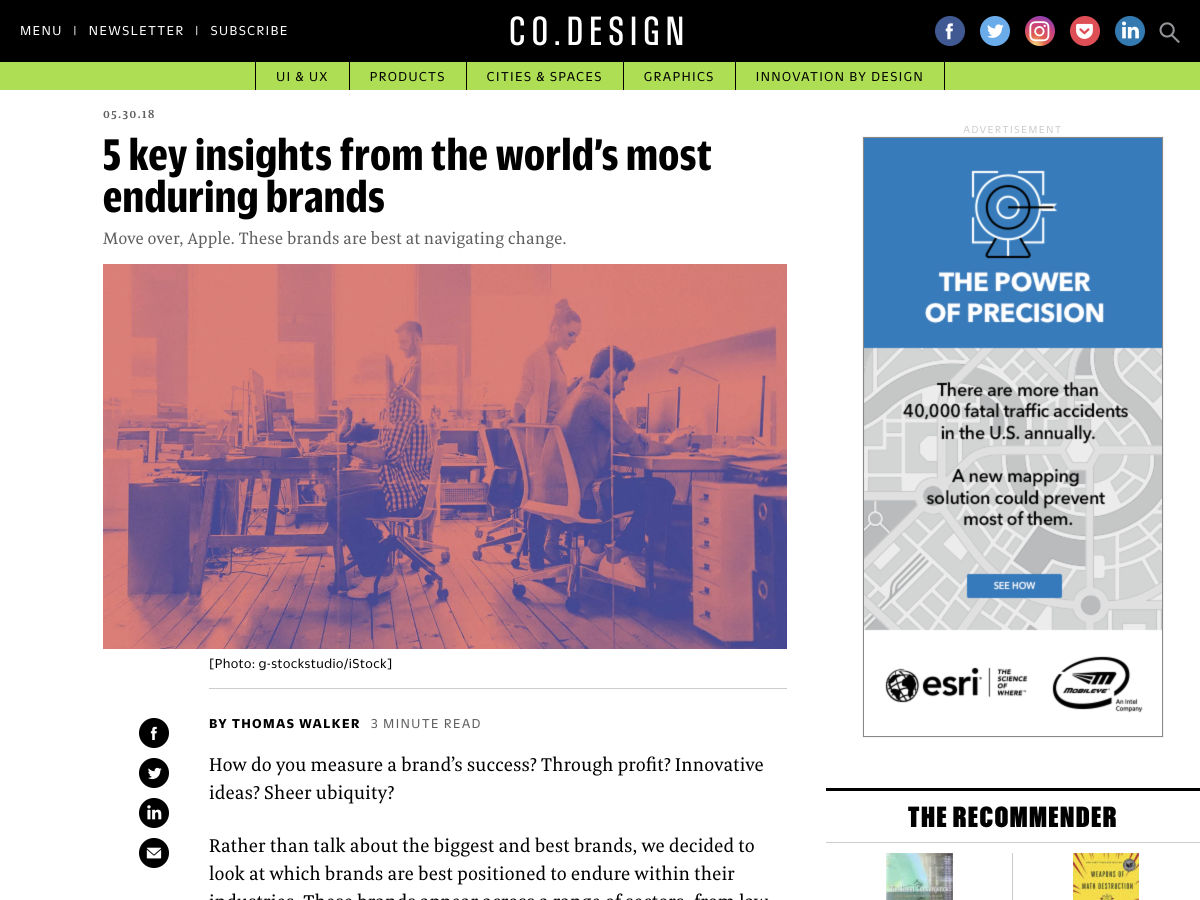Popular design news of the week: May 28, 2018 - June 3, 2018 enduring