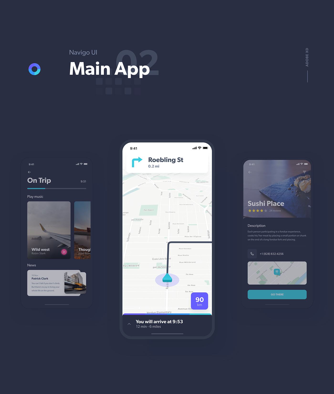 Free Download: Navigo Transportation UI Kit for Adobe XD n4