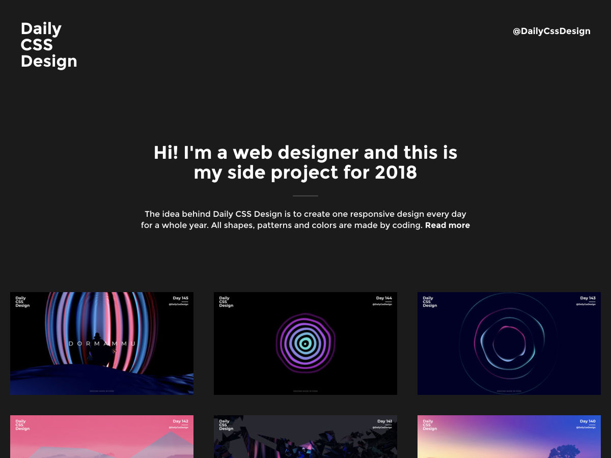 Popular design news of the week: May 21, 2018 - May 27, 2018 dailycss