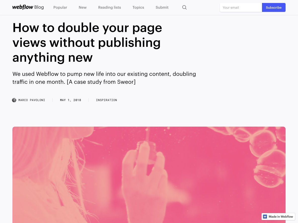 Popular design news of the week: May 14, 2018 - May 20, 2018 double