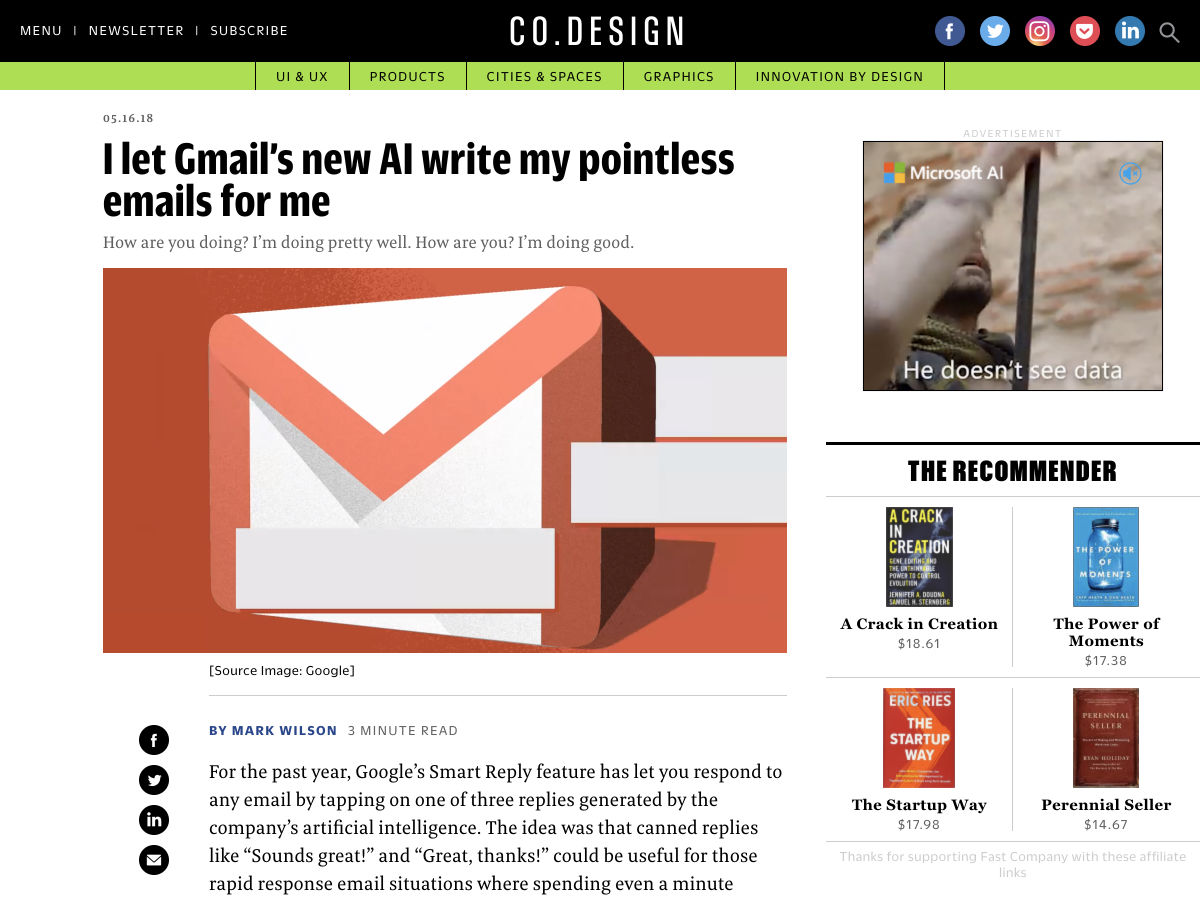 Popular design news of the week: May 14, 2018 - May 20, 2018 gmailai