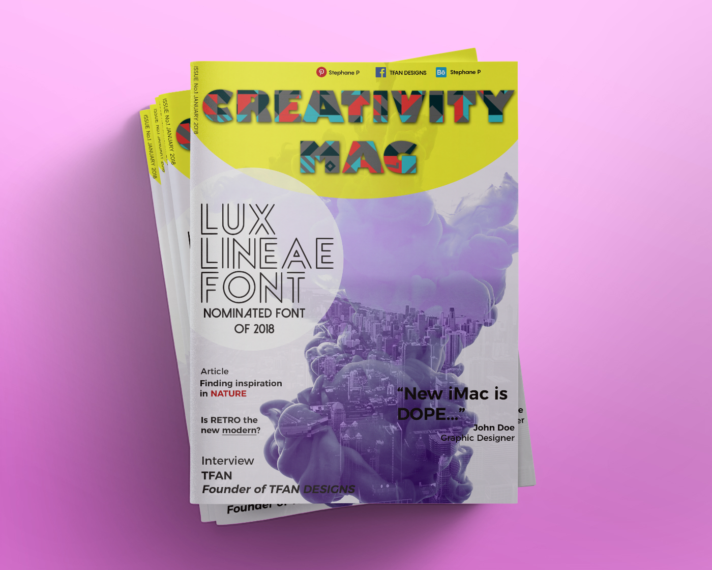 Free Download: Lux Lineae Font l10