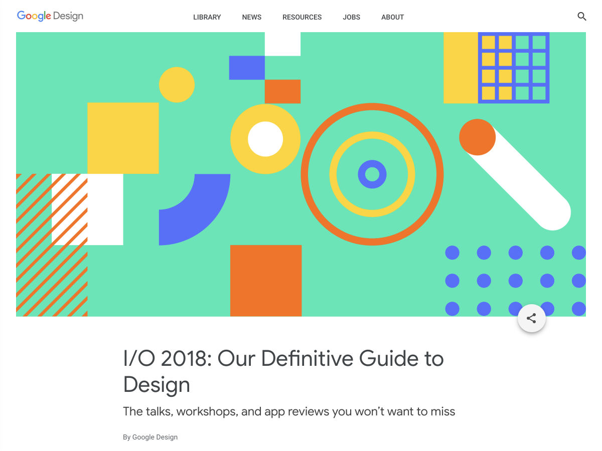 Popular design news of the week: May 7, 2018 - May 13, 2018 io2018