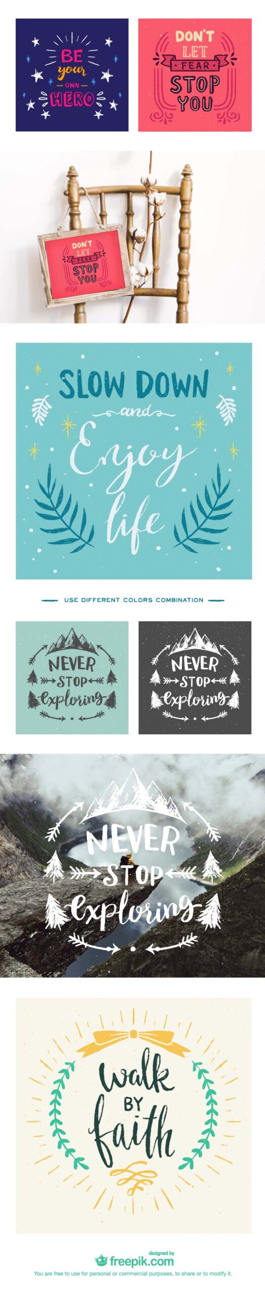 Free Download: Inspirational Lettering Set COVER DEF