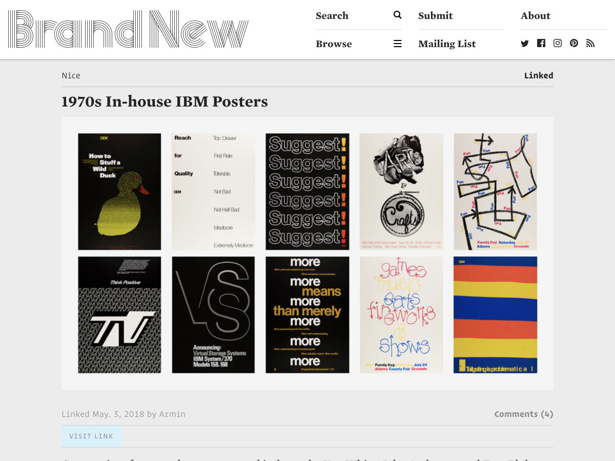 Popular design news of the week: April 30, 2018 - May 6, 2018 ibm 1