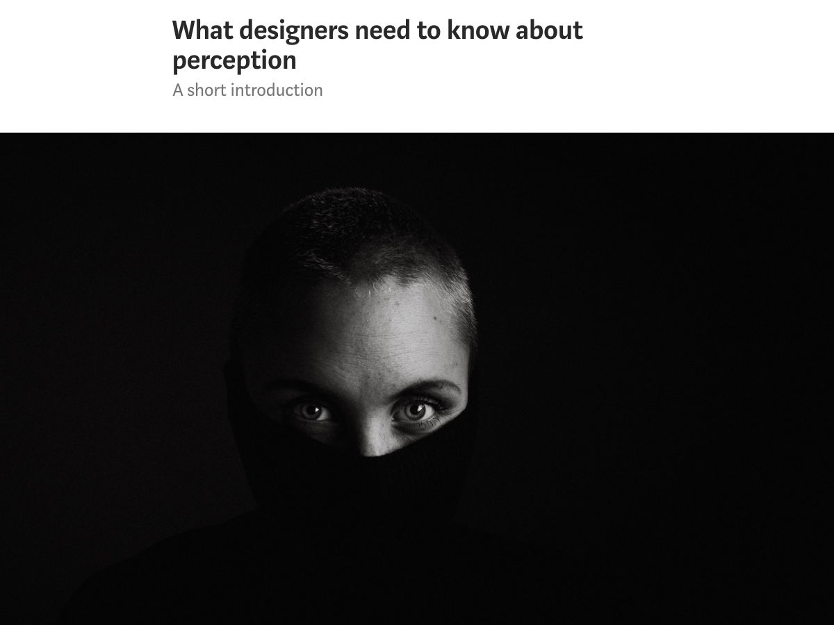 Popular design news of the week: April 23, 2018 - April 29, 2018 perception 2