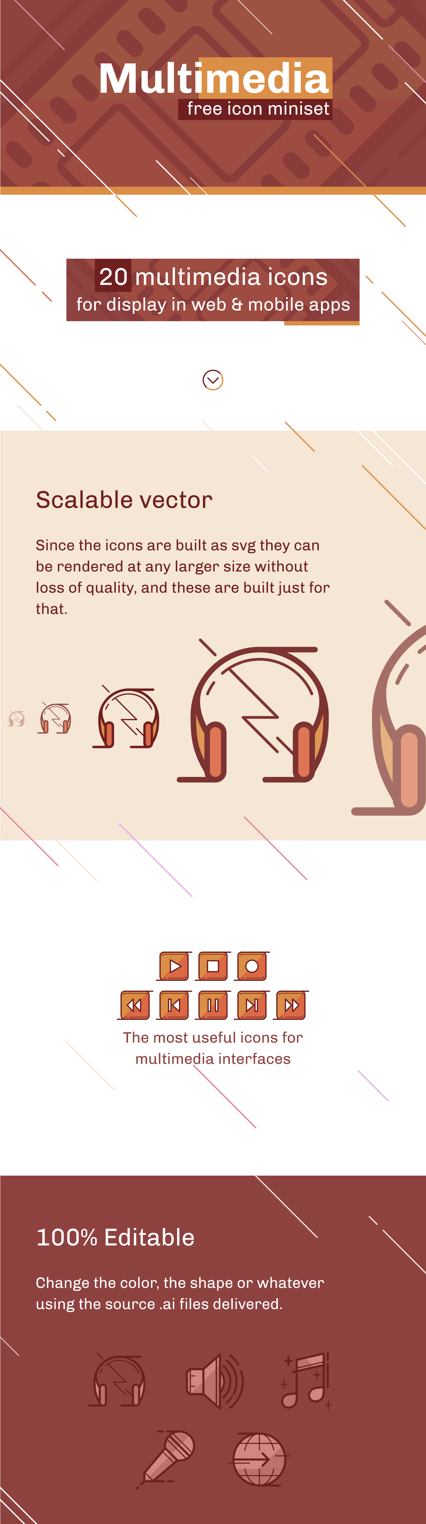 Free Download: Multimedia Icons multimedia_free_iconset_1