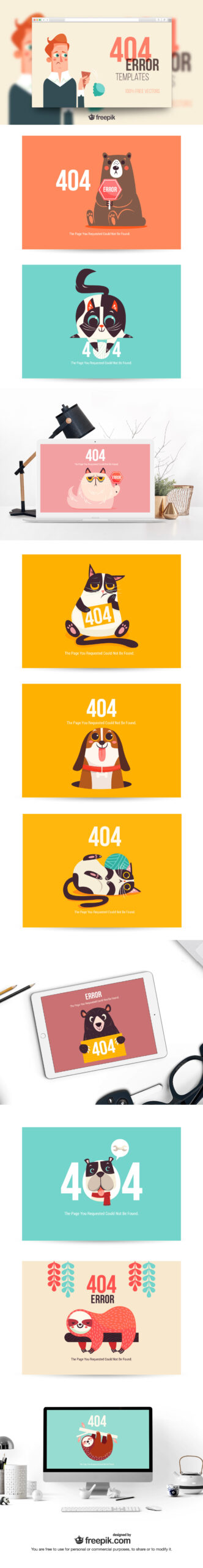 Free Download: 404 Error Templates Cover-404-Error2