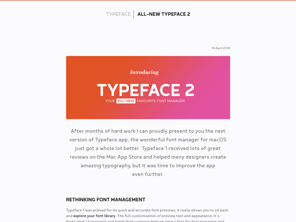 Popular design news of the week: April 16, 2018 - April 22, 2018 typeface 1