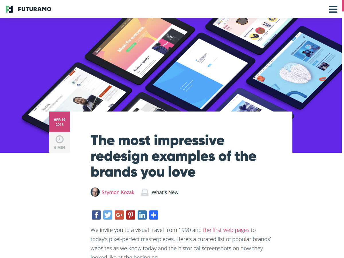 Popular design news of the week: April 16, 2018 - April 22, 2018 redesign 4