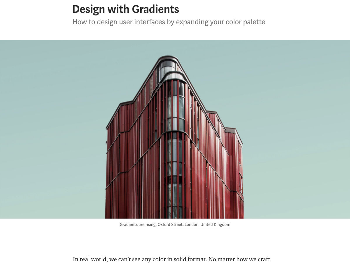 Popular design news of the week: April 16, 2018 - April 22, 2018 gradients 4