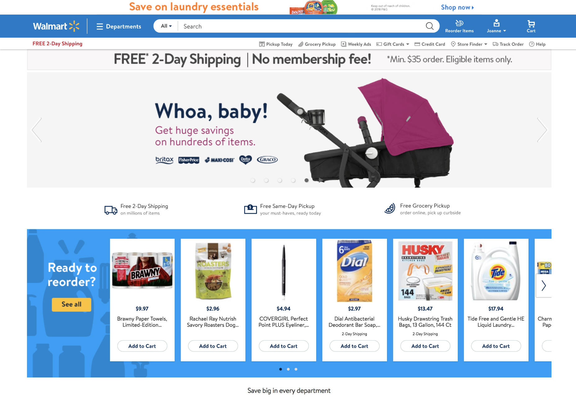 Walmart.com Gets a Massive Redesign Old Walmart Design