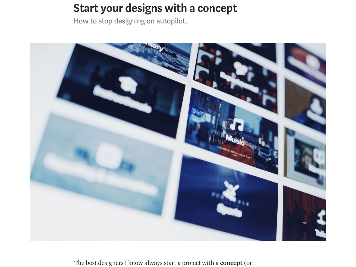 Popular design news of the week: April 9, 2018 - April 15, 2018 concept
