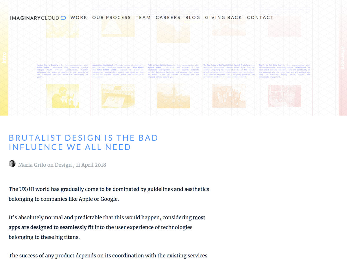 Popular design news of the week: April 9, 2018 - April 15, 2018 brutalist 3