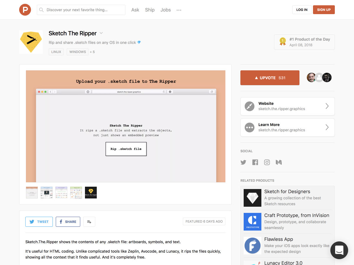 Popular design news of the week: April 9, 2018 - April 15, 2018 ripper