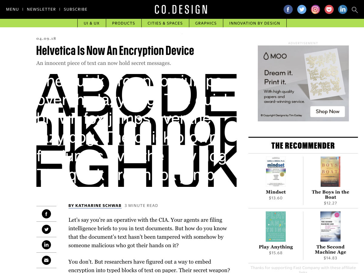 Popular design news of the week: April 9, 2018 - April 15, 2018 helvetica 1