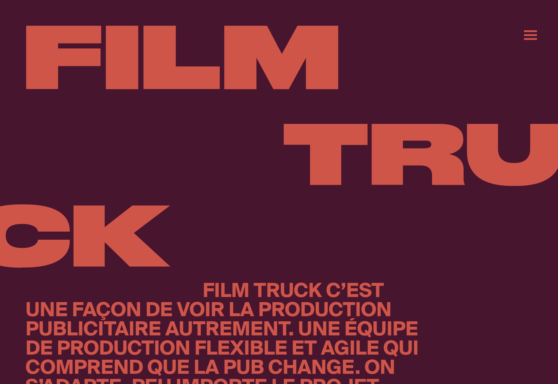 20 Best New Portfolios, April 2018 11.5 - Film Truck