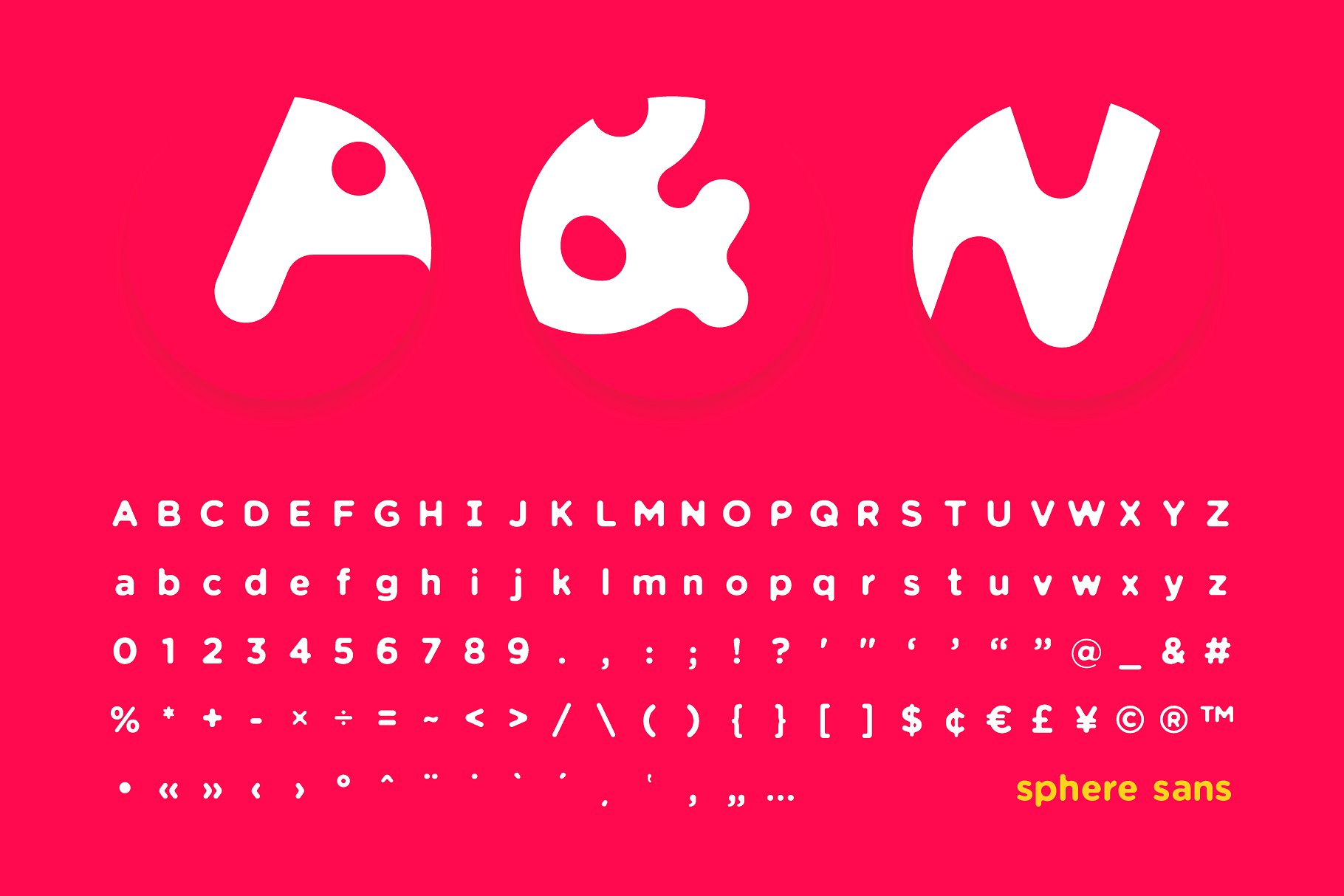 Free Download: Sphere Sans Typeface sphere-slide3-