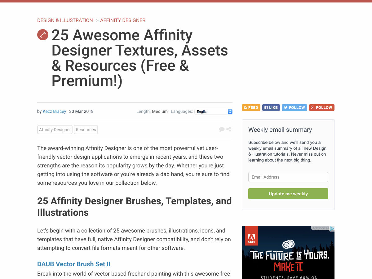 Popular design news of the week: April 2, 2018 - April 8, 2018 affinity 4